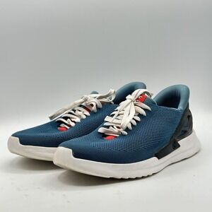Kizik‎ Fast Shoes Mens Size 4.5 Womens 6 Blue White Slip On Hands-Free Sneakers